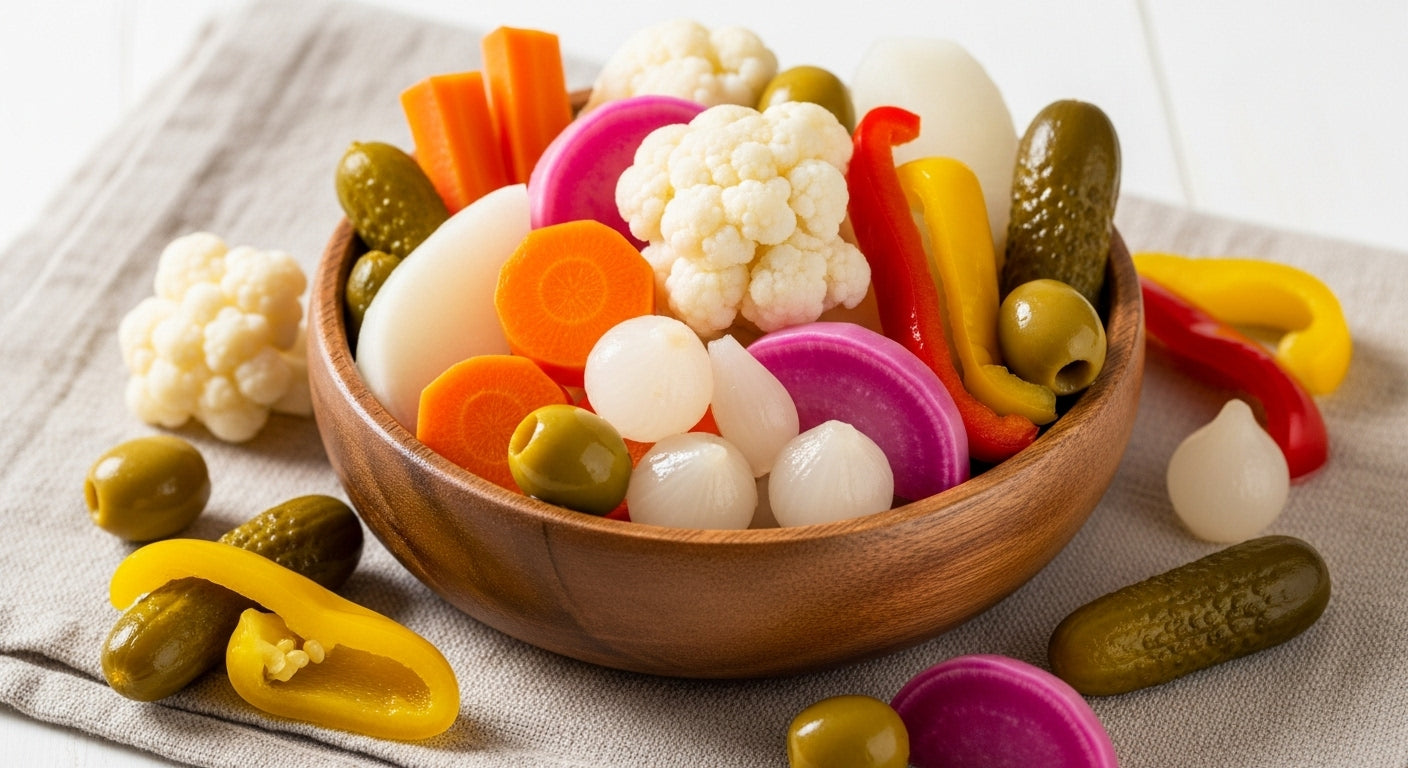 🥒 Mixed Pickled Veggie Box – Regular 🌱🍃🟢 VEGAN🟢