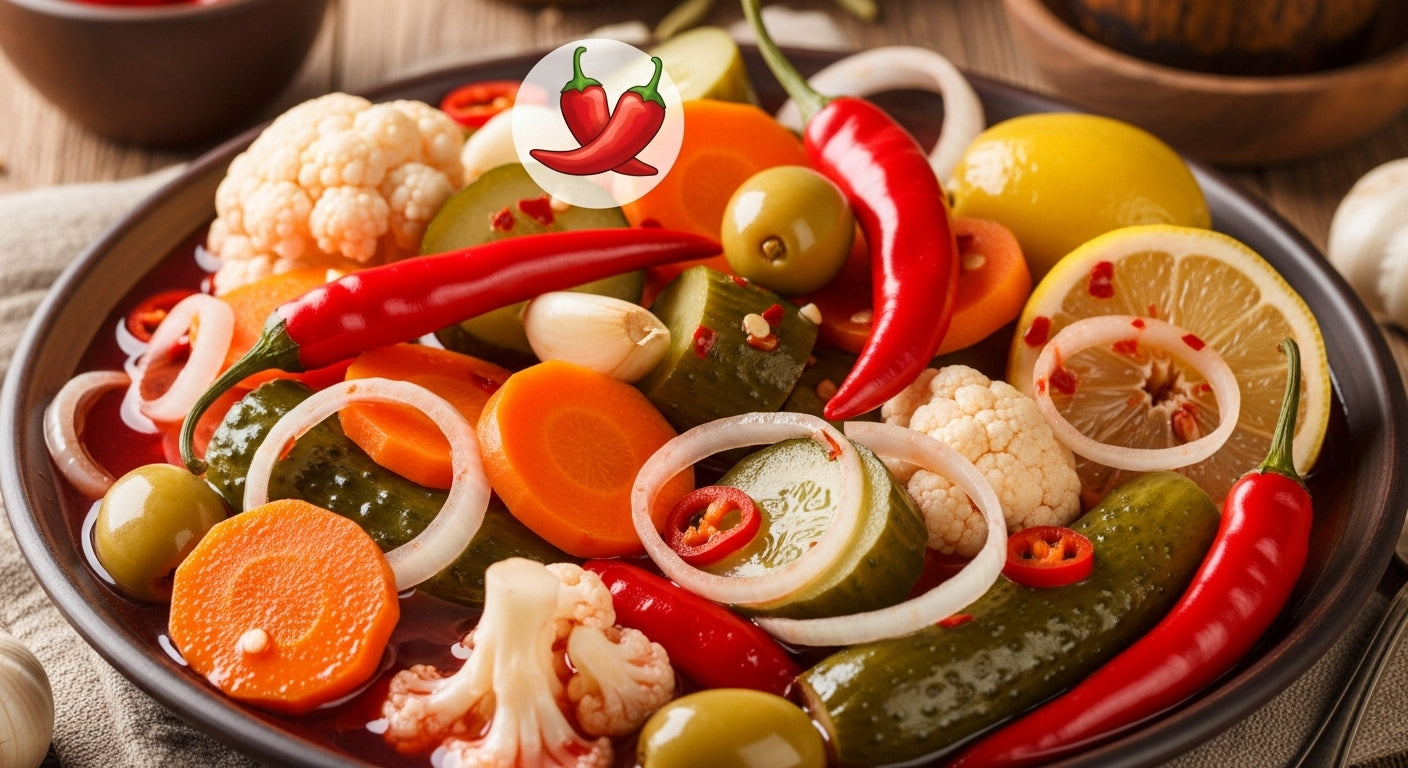 ๐ถ๏ธ๐ฅ Mixed Pickled Veggie Box โ Spicy ๐ฅ๐ข VEGAN๐ข