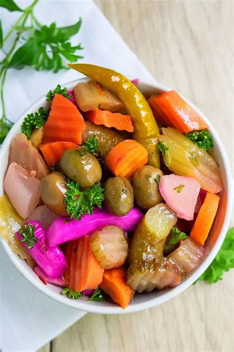 🥒🥕🌶️ Mixed Pickled Veggies Box (S/L) 🍋🌶️ 🌱🍃🟢 VEGAN🟢