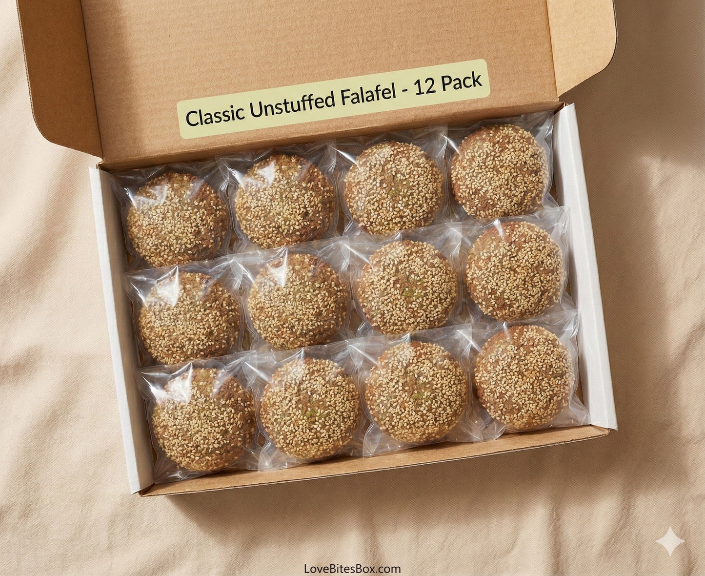 Unstuffed Classic "Just Falafel" or  "Meal-Kit"  (4/6/12 Pk)-Boxes