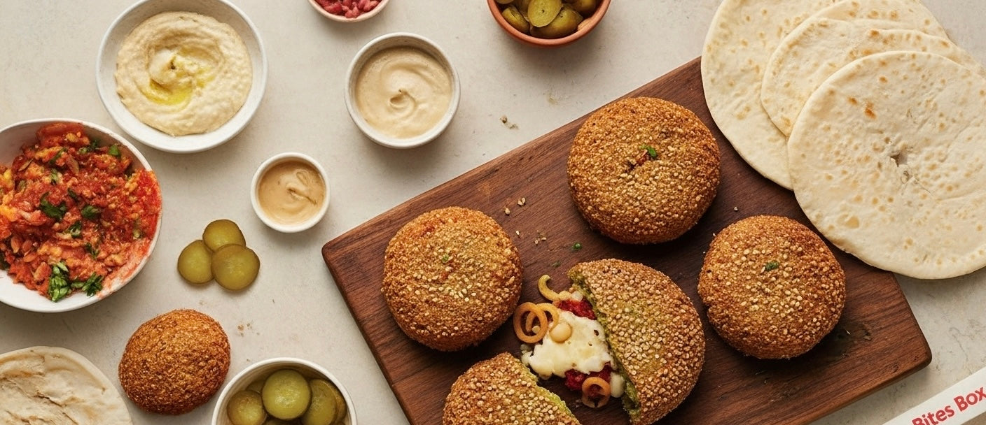 Meal Kit- ‘Stuffed Falafel’ (4 Patties)- Mix& Match